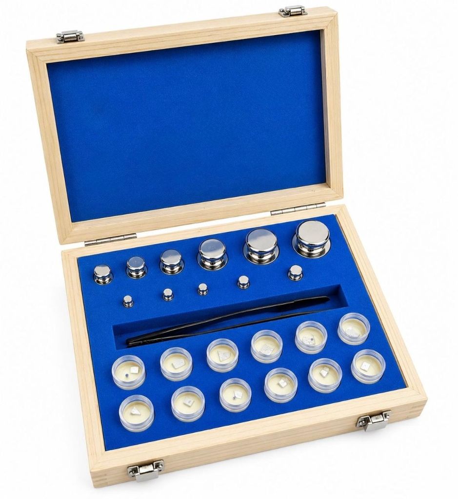 Class M1 weight set, 1 mg to 200 g